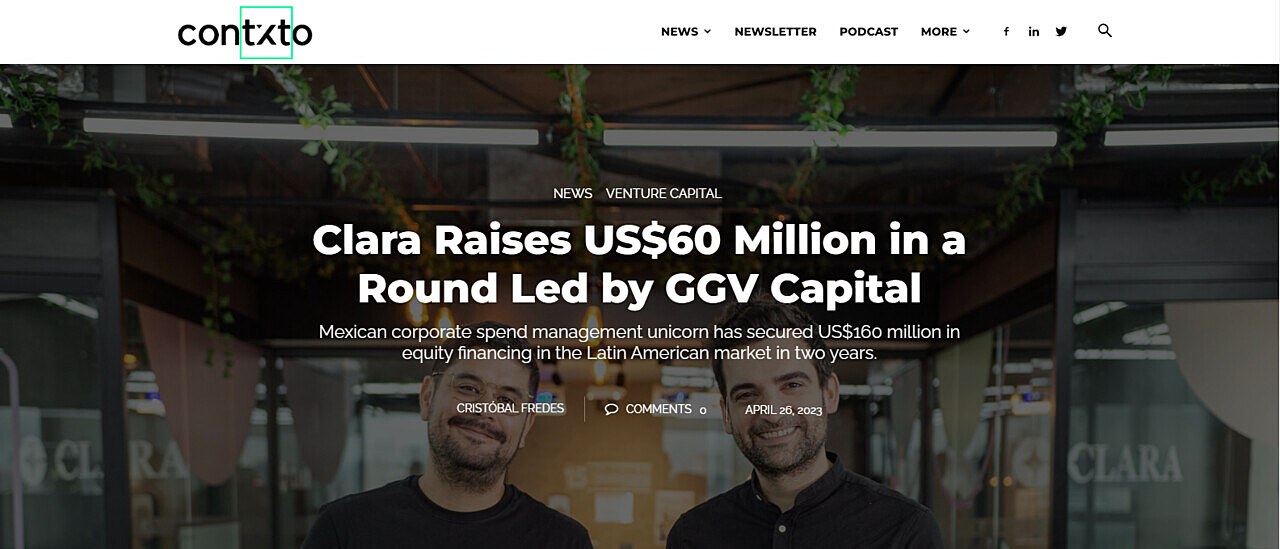 Clara Raises US$60 Million in a Round Led by GGV Capital